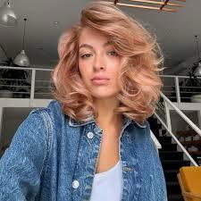 BLonde strawberry semi Perm